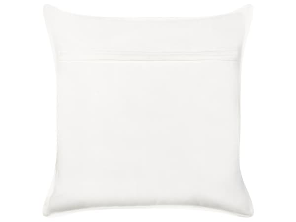Set med 2 kuddar Vit bomull 45 x 45 cm Marint korallmönster Fyrkantig polyesterfyllning Heminredningstillbehör