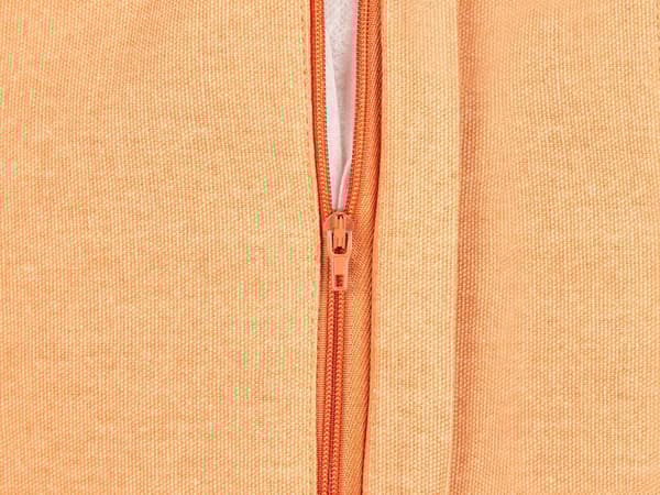 Set om 2 kuddar Orange Bomull 45 x 45 cm Geometriskt guldmönster Handgjorda Avtagbart överdrag med fyllning Modern stil
