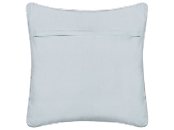 Set om 2 prydnadskuddar Grå bomull 45 x 45 cm Broderat hjärtmönster