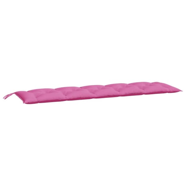 Puutarhapenkkityyny, pinkki, 180x50x7 cm, kangas