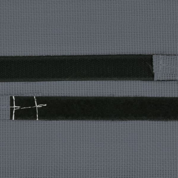 Nackstöd till solstol grå 40x7,5x15 cm textilene