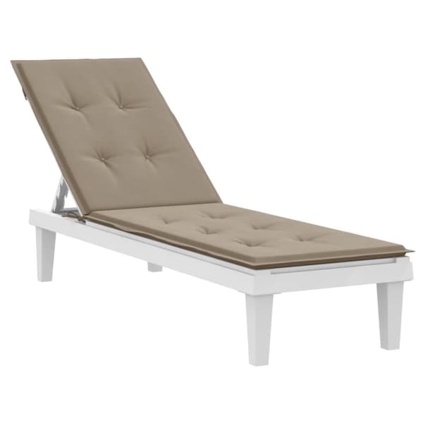 Solsängsdyna taupe (75+105)x50x4 cm