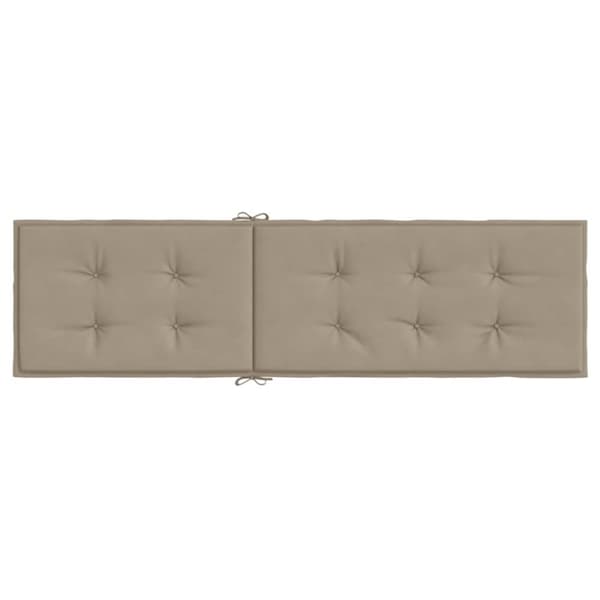 Solsängsdyna taupe (75+105)x50x4 cm