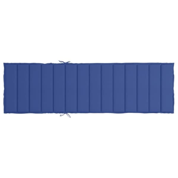 hynde til liggestol 200x60x3 cm oxfordstof kongeblå