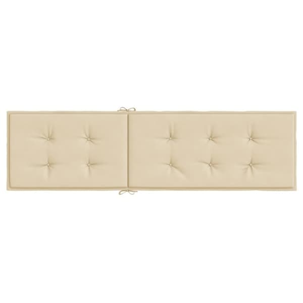 Lepotuolin tyyny, beige, (75+105)x50x4 cm