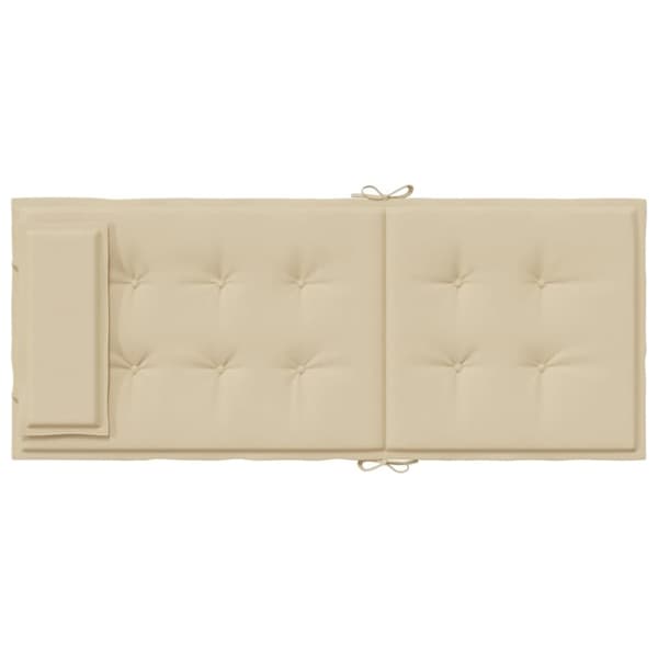 Korkean selkänojan tyynyt, 2 kpl, beige, Oxford