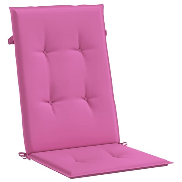 Stolsdynor 2 st rosa 120x50x3 cm tyg