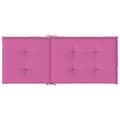 Miniatyrbild 6 av 10: Stolsdynor 2 st rosa 120x50x3 cm tyg