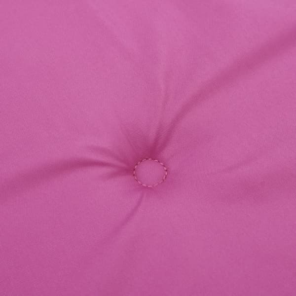 Stolsdynor 2 st rosa 120x50x3 cm tyg