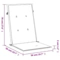 Miniatyrbild 9 av 10: Stolsdynor 2 st rosa 120x50x3 cm tyg