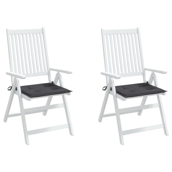 Stolsdynor 2 st antracit 40x40x3 cm oxfordtyg