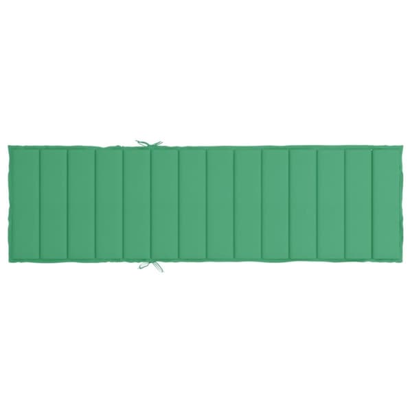 Lepotuolin tyyny, vihreä, 200x50x3 cm, Oxford kangas