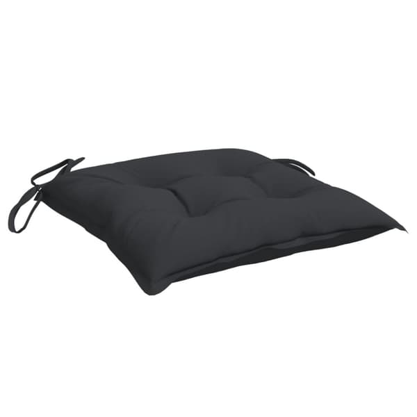 Stolsdynor 4 st svart 50x50x7 cm oxfordtyg
