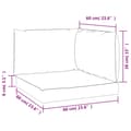 Miniatyrbild 10 av 10: Palldynor 3 st beige oxfordtyg