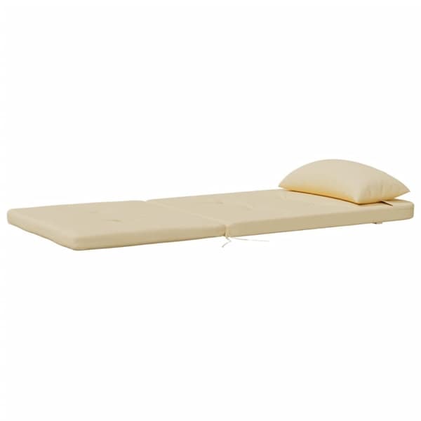 Solstolsdynor 2 st beige oxfordtyg