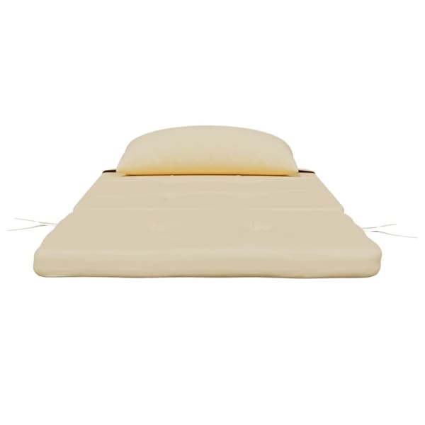 Solstolsdynor 2 st beige oxfordtyg