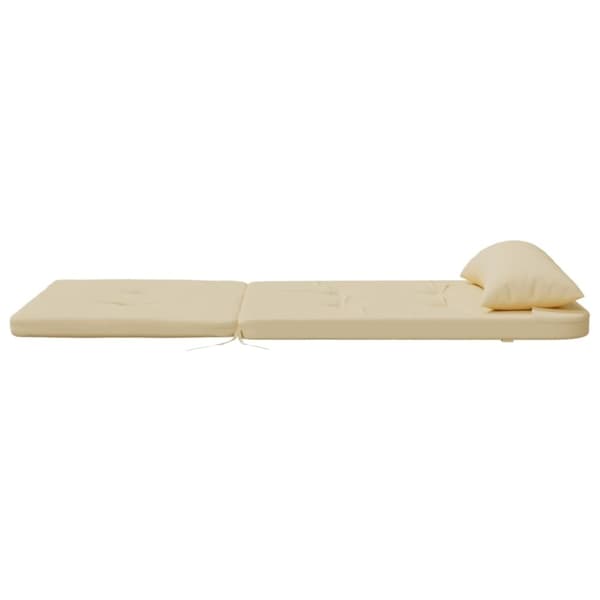 Solstolsdynor 2 st beige oxfordtyg