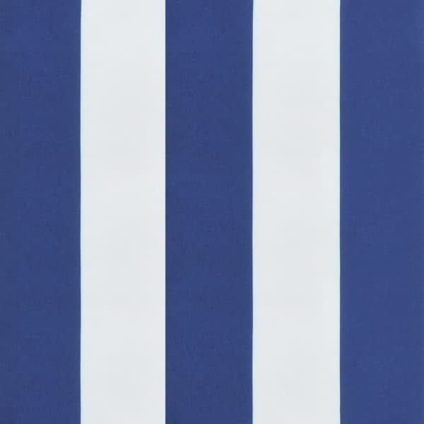 hynde til liggestol 180x60x3 cm oxfordstof striber blå og hvid