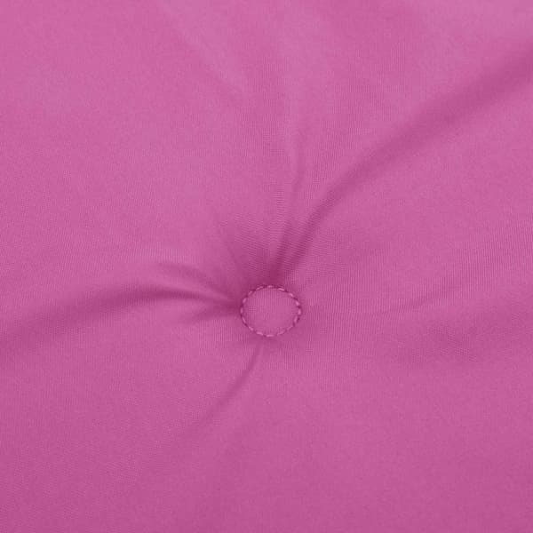 Stolsdynor 2 st rosa 50x50x3 cm tyg
