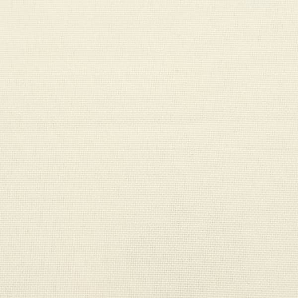 Stolsdynor 4 st gräddvit 120x50x3 cm tyg