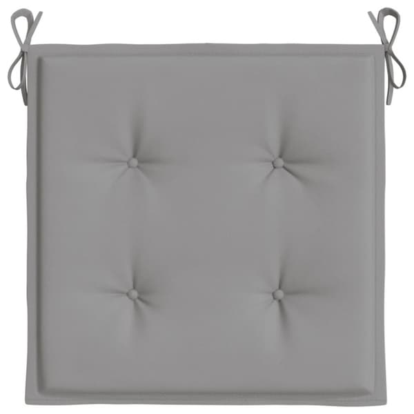 hynder til havestol 6 stk. 40x40x3 cm oxfordstof grå