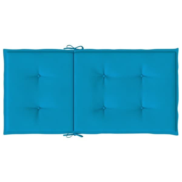 Stolsdynor 6 st blå 100x50x3 cm oxfordtyg