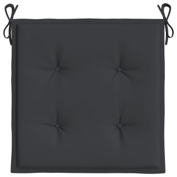 hynder til havestol 6 stk. 50x50x3 cm oxfordstof sort