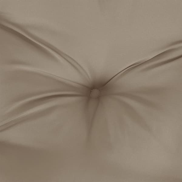 stolehynder 4 stk. 40x40x7 cm oxfordstof gråbrun