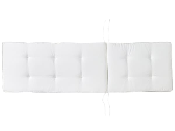 Hagesolsengpute hvit 192 x 56 cm med stropper Moderne hage Utendørs