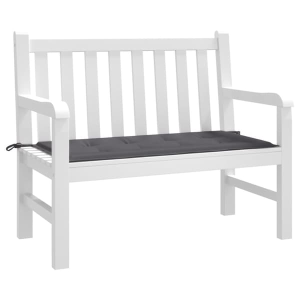 hynde til havebænk 120x50x3 cm oxfordstof antracitgrå