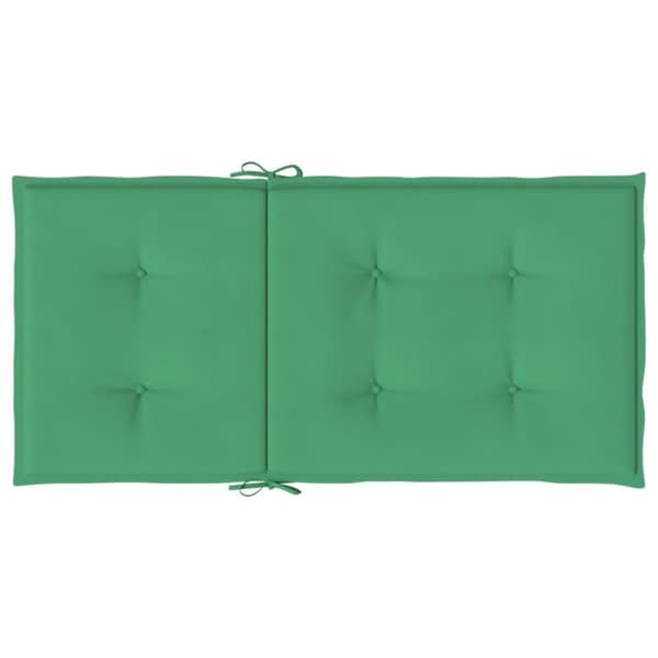 Stolsdynor 4 st grön 100x50x3 cm oxfordtyg