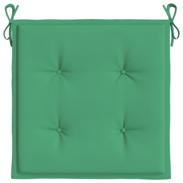 Stolsdynor 4 st grön 50x50x3 cm oxfordtyg