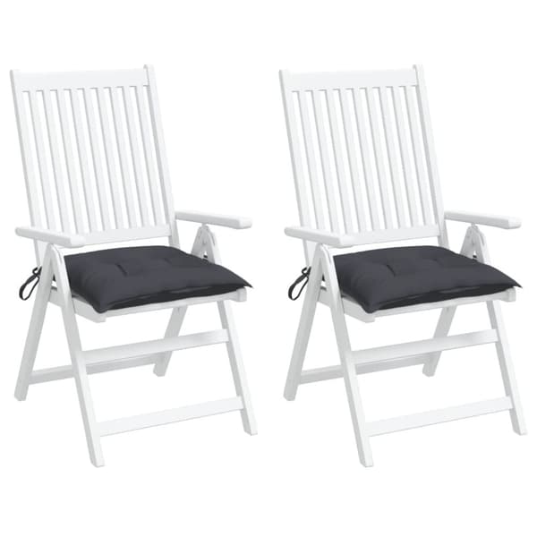 Stolsdynor 2 st antracit 40x40x7 cm oxfordtyg