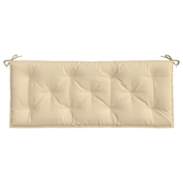 hynde til havebænk 120x(50+50)x7 cm oxfordstof beige