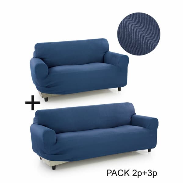 Sofföverdrag Sofaskins Pocket Duo Romeo 2 antal - Ljusgrå