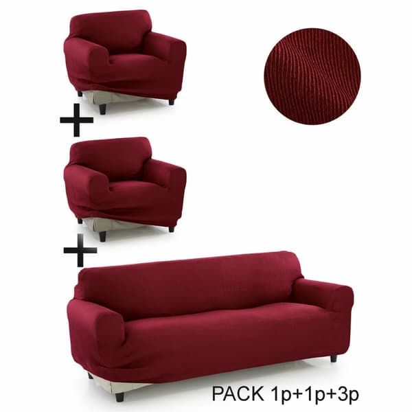 Sofföverdrag Sofaskins Pocket Trio Romeo 3 antal - linne