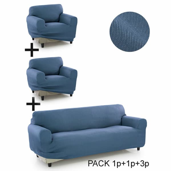 Sofföverdrag Sofaskins Pocket Trio Romeo 3 antal - linne