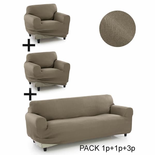 Sofföverdrag Sofaskins Pocket Trio Romeo 3 antal - linne