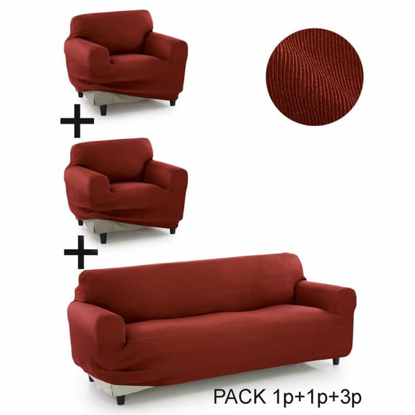 Sofföverdrag Sofaskins Pocket Trio Romeo 3 antal - linne