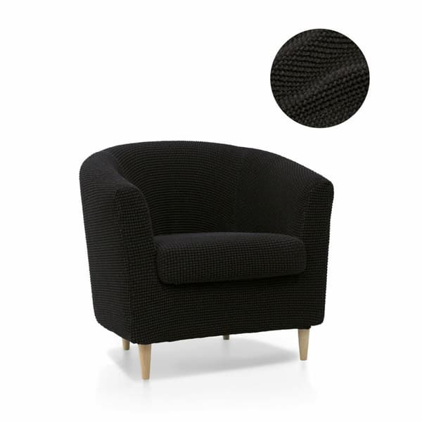 Stolöverdrag Sofaskins NIAGARA 1 plaza - Svart