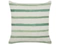 Miniatyrbilde 1 av 5: Dekorativ pute Grønt og beige stripemønster 45 x 45 cm Moderne boho-dekor tilbehør