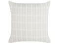Miniatyrbilde 1 av 5: Spredningspute Beige Stoff 45 x 45 cm Rutete Mønster Trekk Stil Tekstil