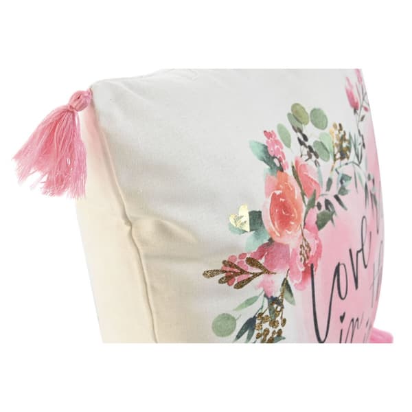 Kudde Home ESPRIT Romantisk 45 x 5 x 45 cm (2 antal)