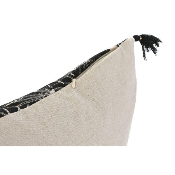 Kudde Home ESPRIT Svart Boho Palmträd 45 x 5 x 45 cm