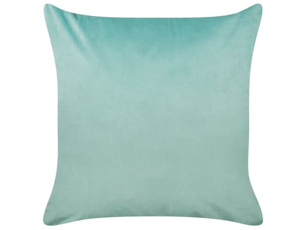 2 st prydnadskuddar Grön sammet polyestertyg Fiskmönster 45 x 45 cm Kuddar för barn