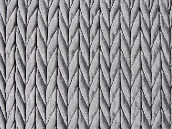 Sett med 2 pynteputer Grå Polyester 45 x 45 cm Flettet struktur Avtakbart putetrekk Dekorasjon Tilbehør Stue Soverom