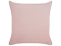 Miniatyrbild 5 av 7: Prydnadskuddar 2 st Beige Tyg 45 x 45 cm Solid Mönster Stickad Omslag Stil Textil