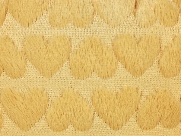 Set om 2 prydnadskuddar Beige bomull 45 x 45 cm Broderat hjärtmönster