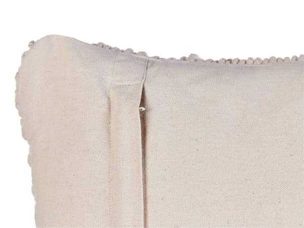 Sett med 2 Putesett Beige Makraméputer Bomull 45 x 45 cm med dusker Boho Retro Dekortilbehør