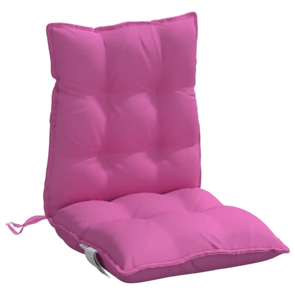 vidaXL Stolsdynor 6 st rosa oxfordtyg